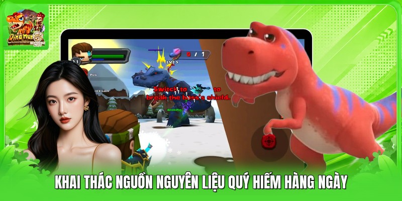 Khai thác nguồn nguyên liệu quý hiếm hàng ngày