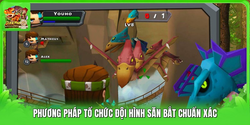Phương pháp tổ chức đội hình săn bắt chuẩn xác