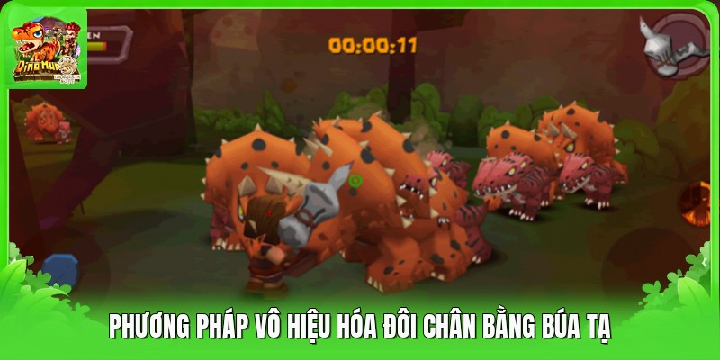 Phương pháp vô hiệu hóa đôi chân bằng búa tạ